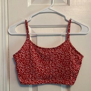 Never-Worn, Flowered Crop Top
